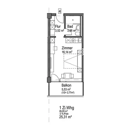 Lejlighed Huber Living Basic 105 Germering